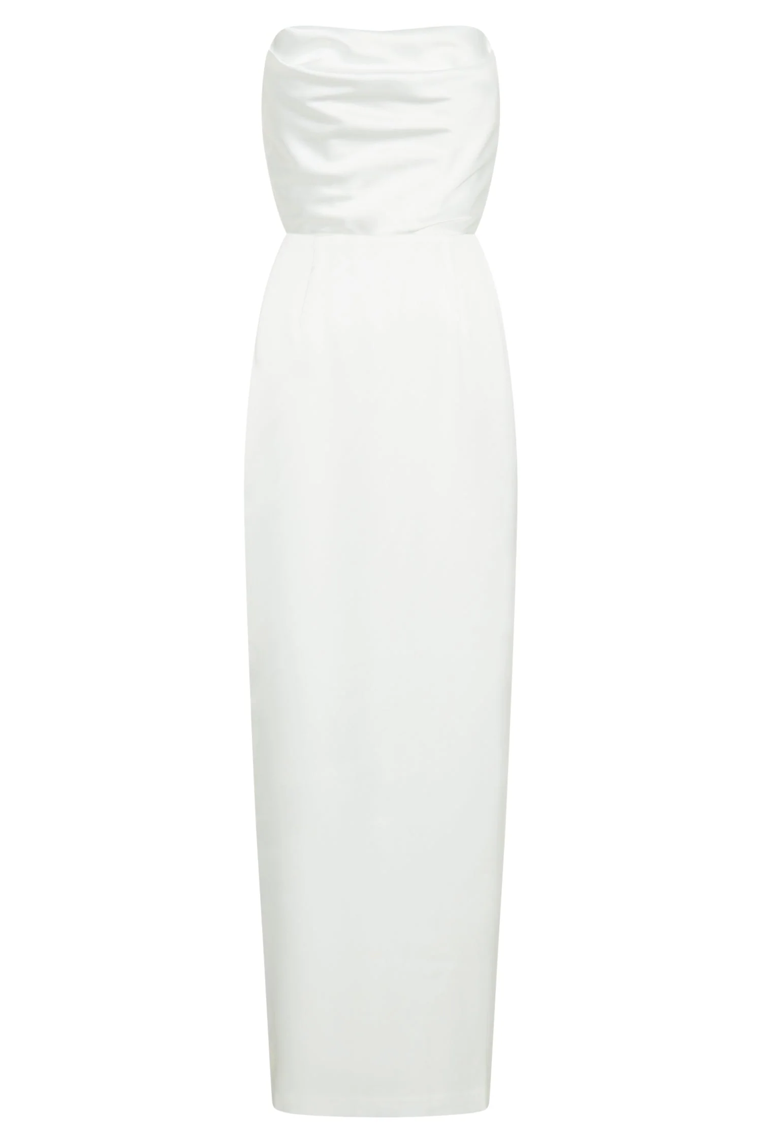 Alanis Strapless Maxi Dress - White