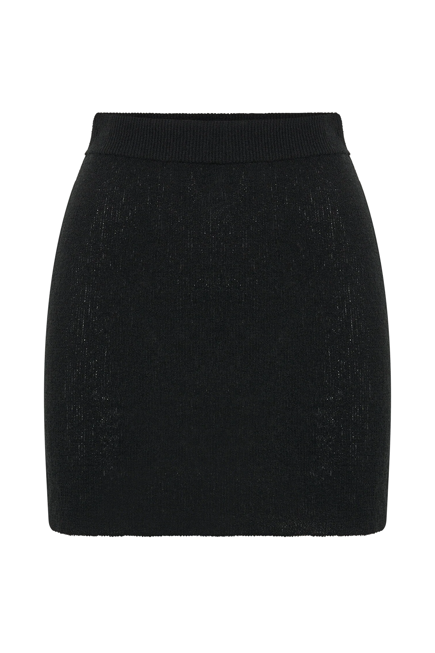 Esme Knit Mini Skirt - Black
