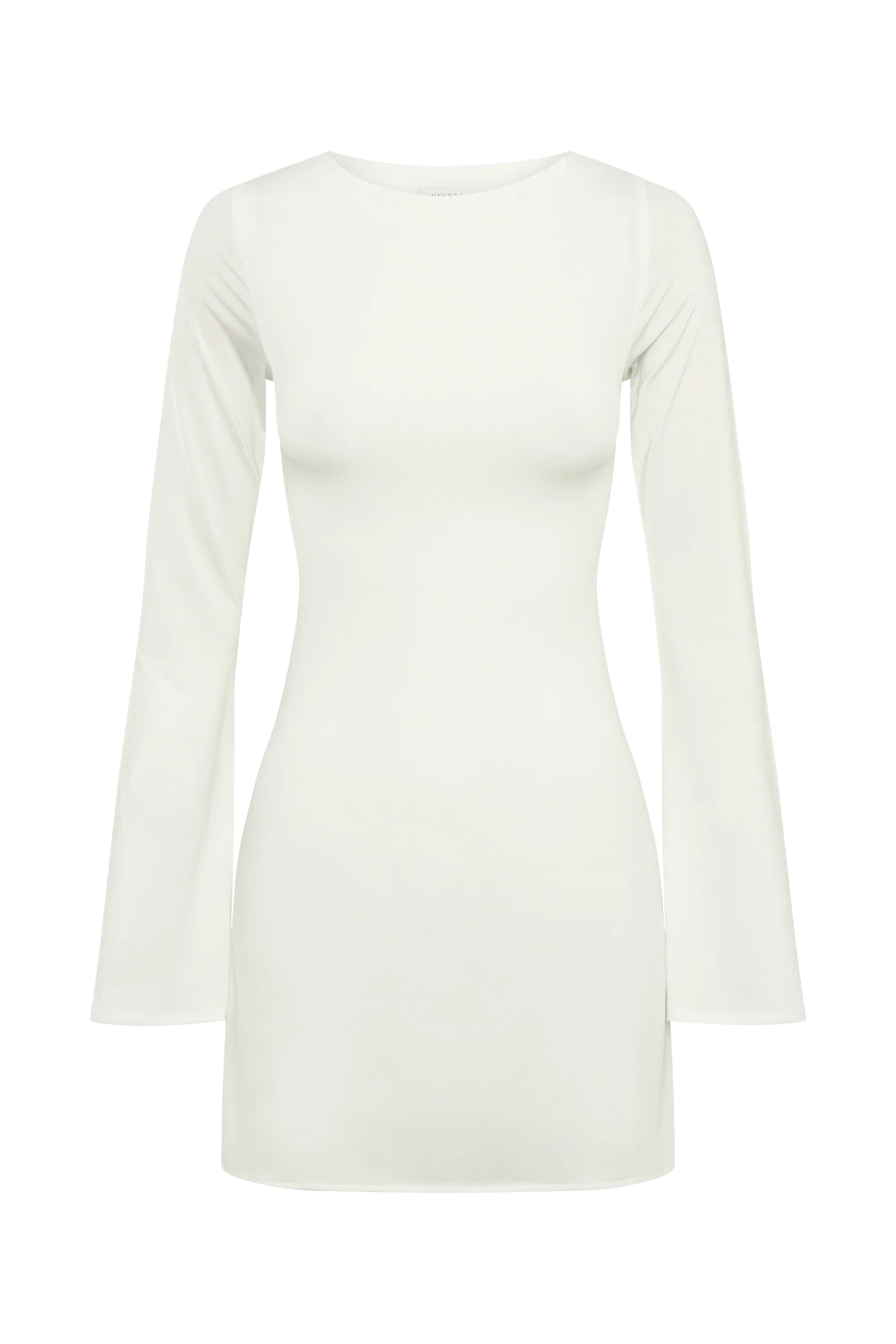 Tarna Slinky A-Line Mini Dress - White