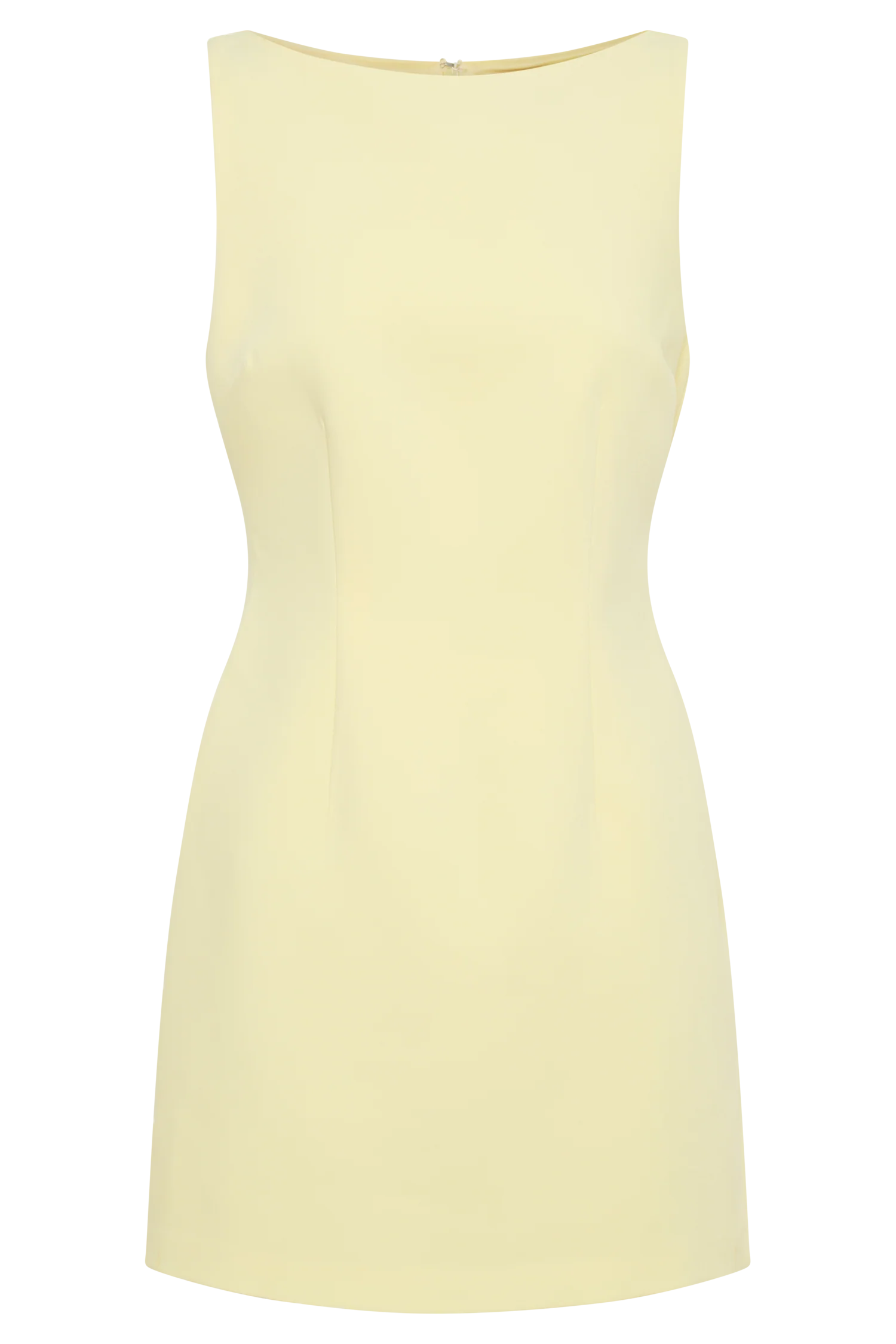 Angela Suiting Mini Dress - Lemon
