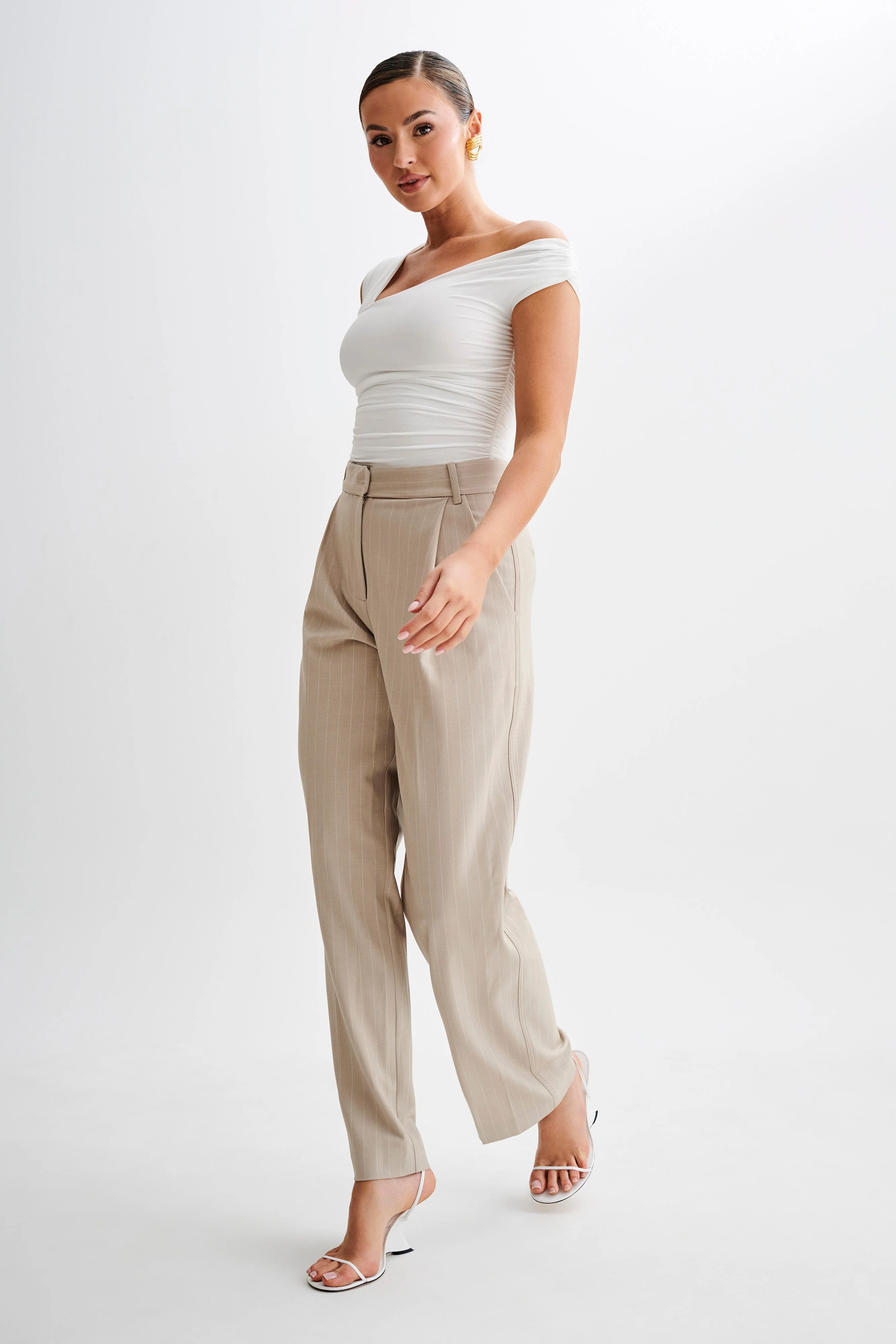 Nicki Cut Out Sleeveless Top - White