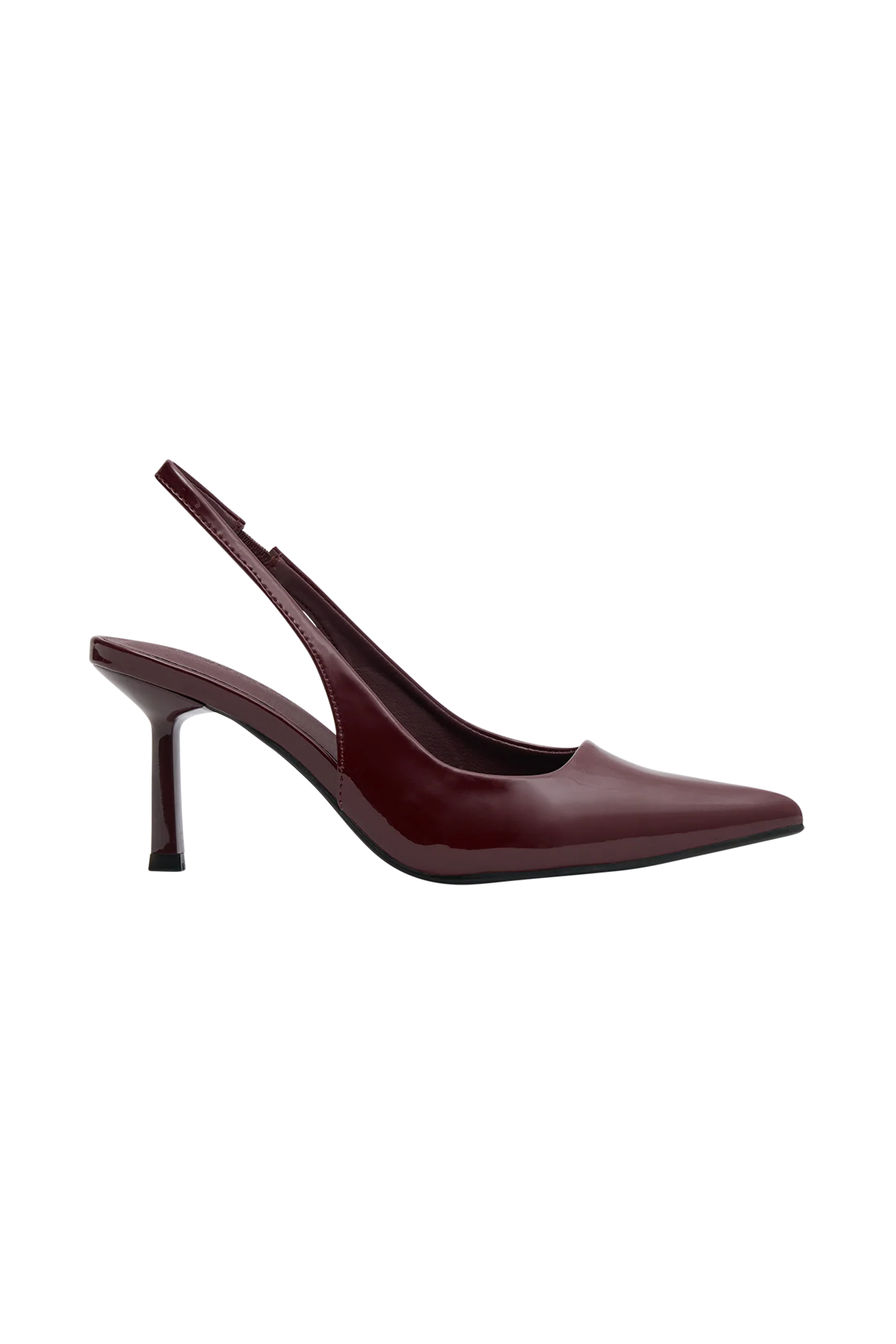 Dasha Sling Back Heels - Cherry Red