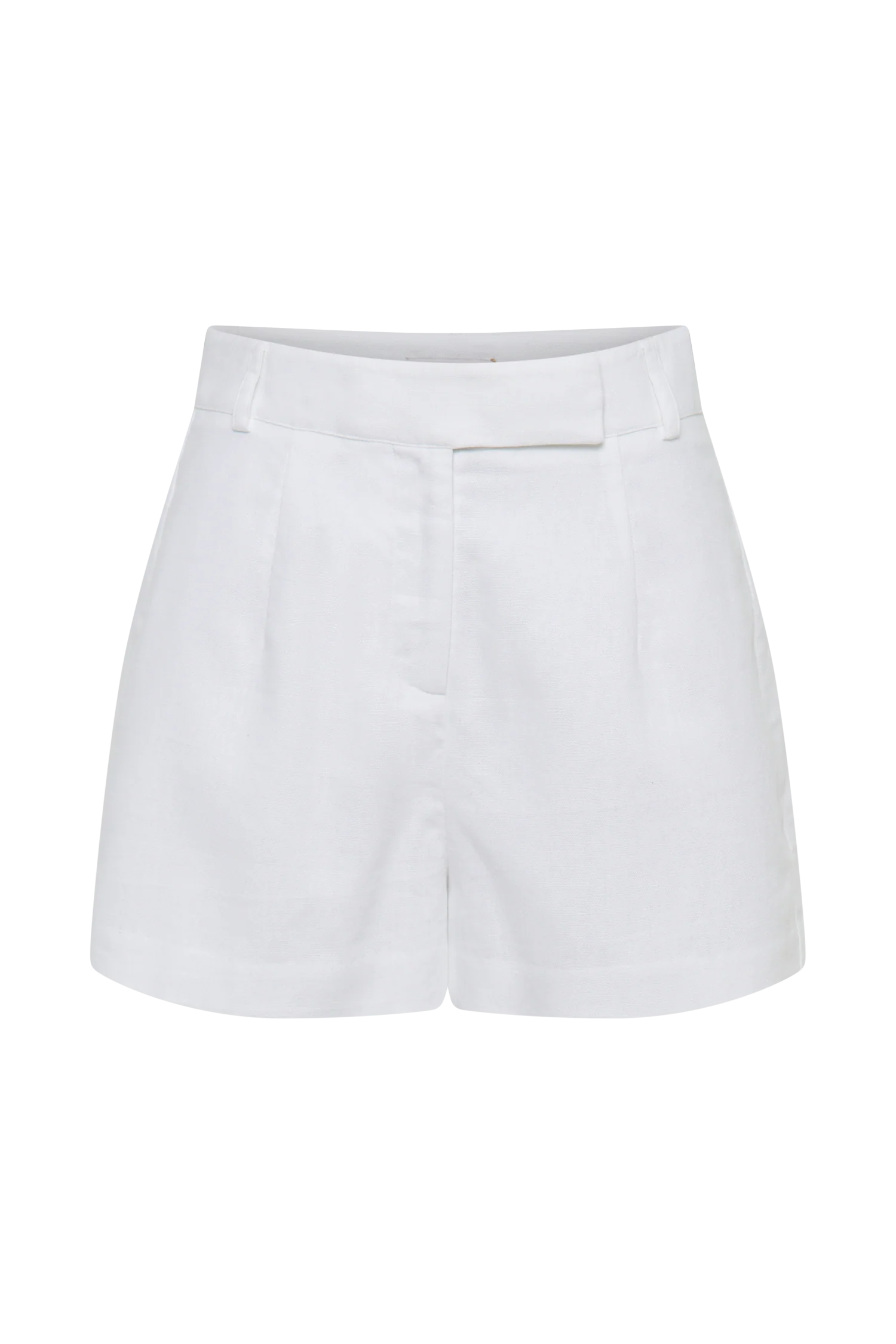 Massima Linen Shorts - White