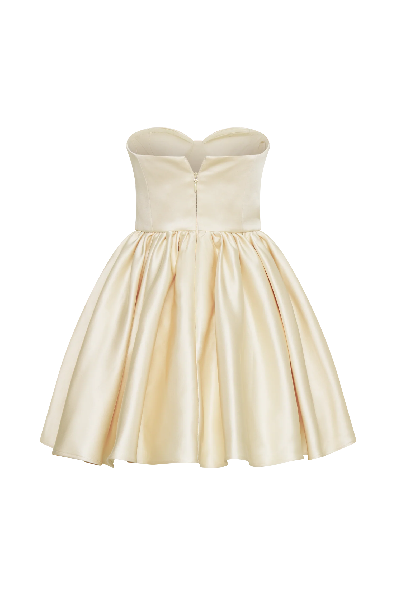 Hollie Structured Corset Mini Dress - Gold