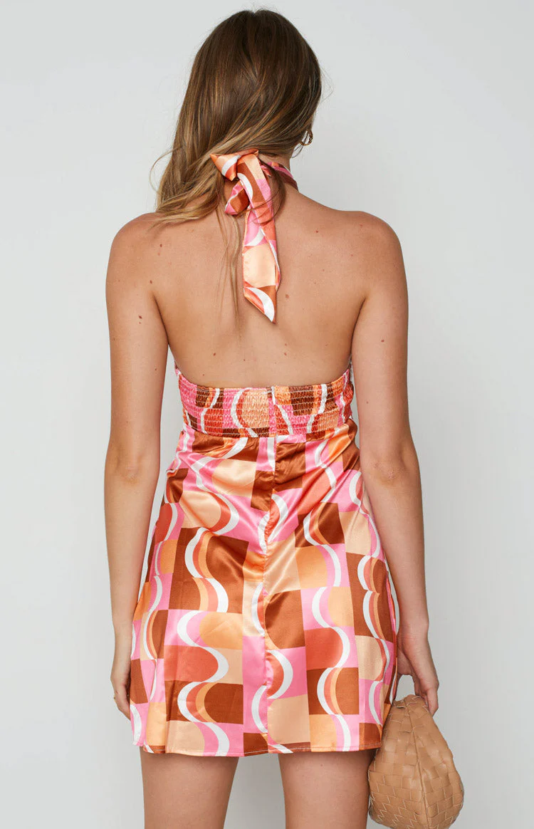 New Life Orange Mini Dress