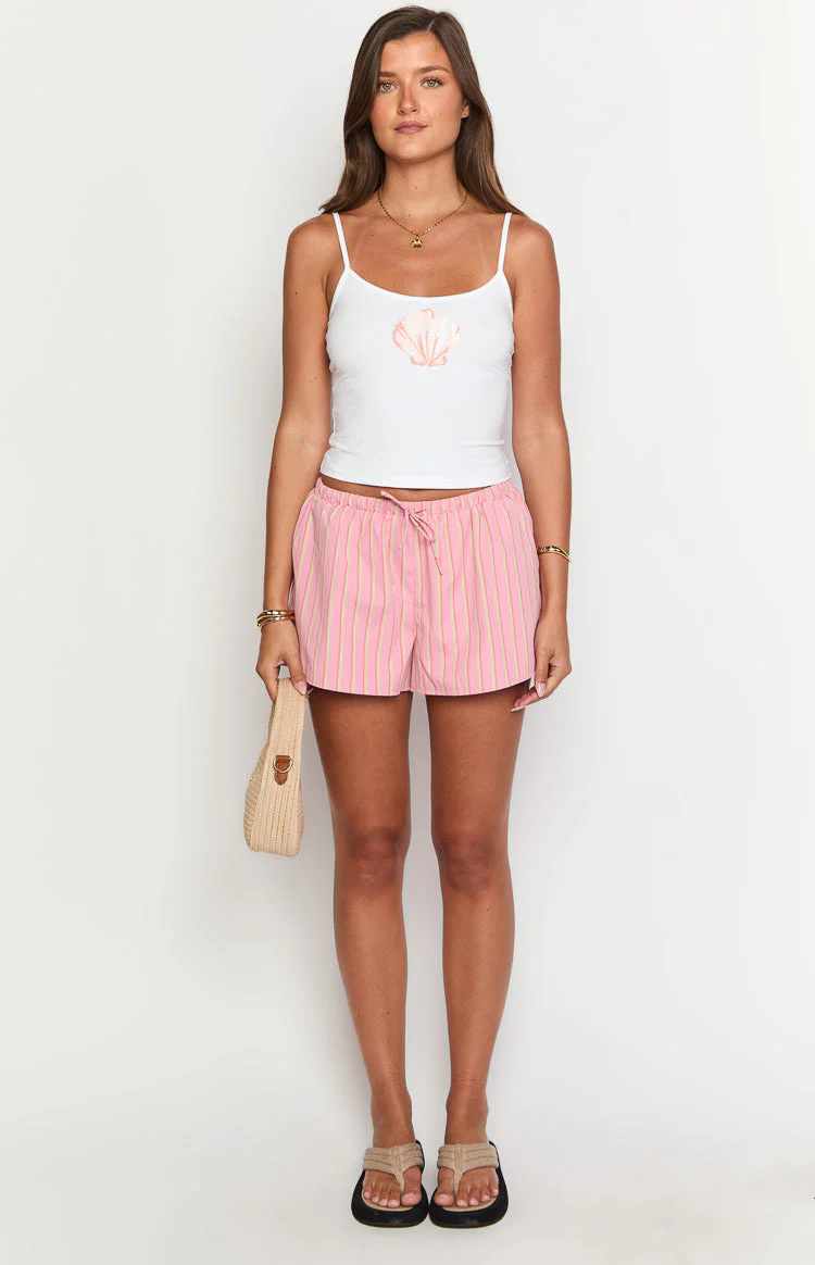 Gage Pink Stripe Shorts