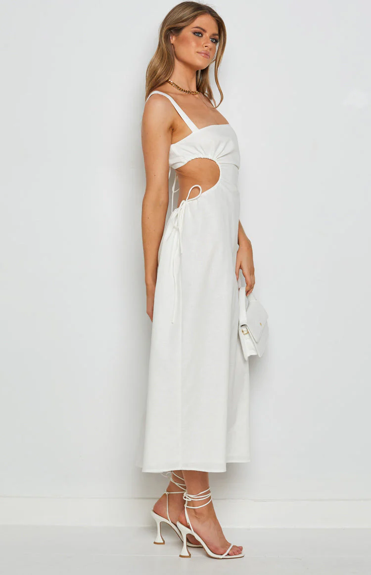 Penelope Midi Dress White