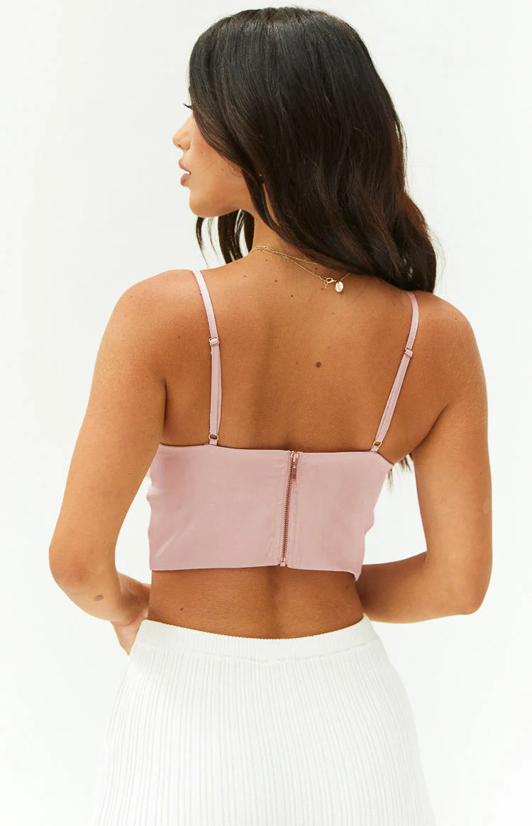 Katie Pink Crop Top
