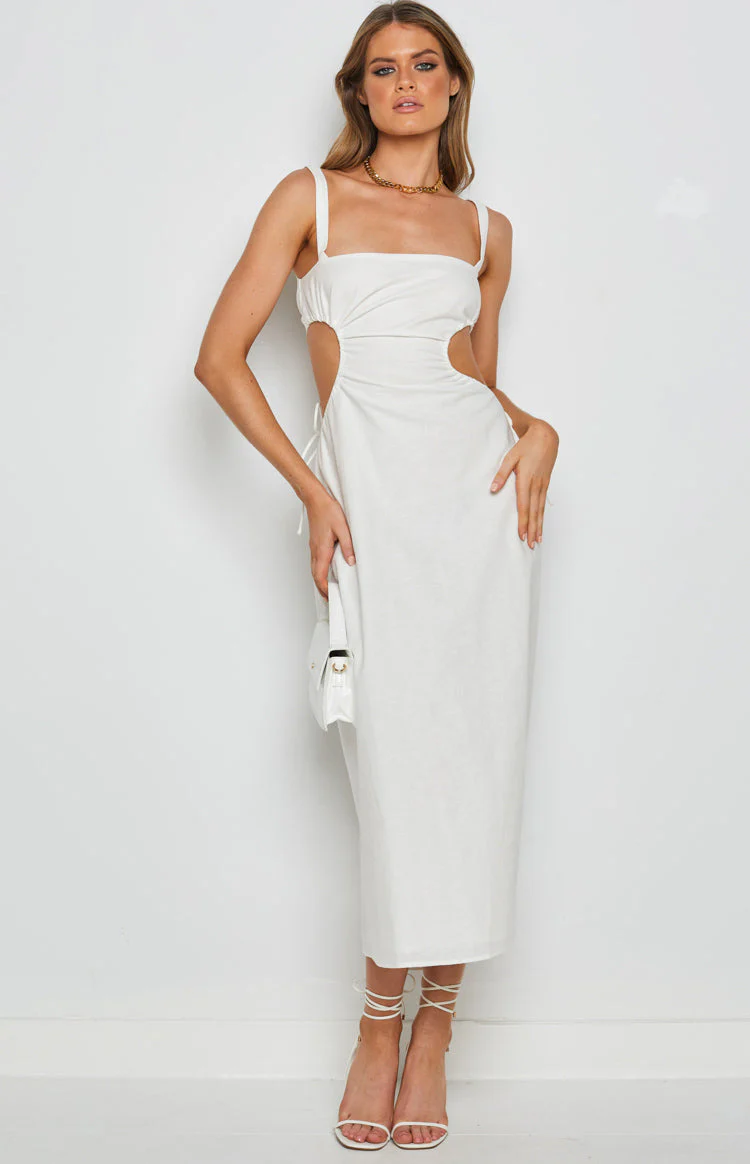 Penelope Midi Dress White