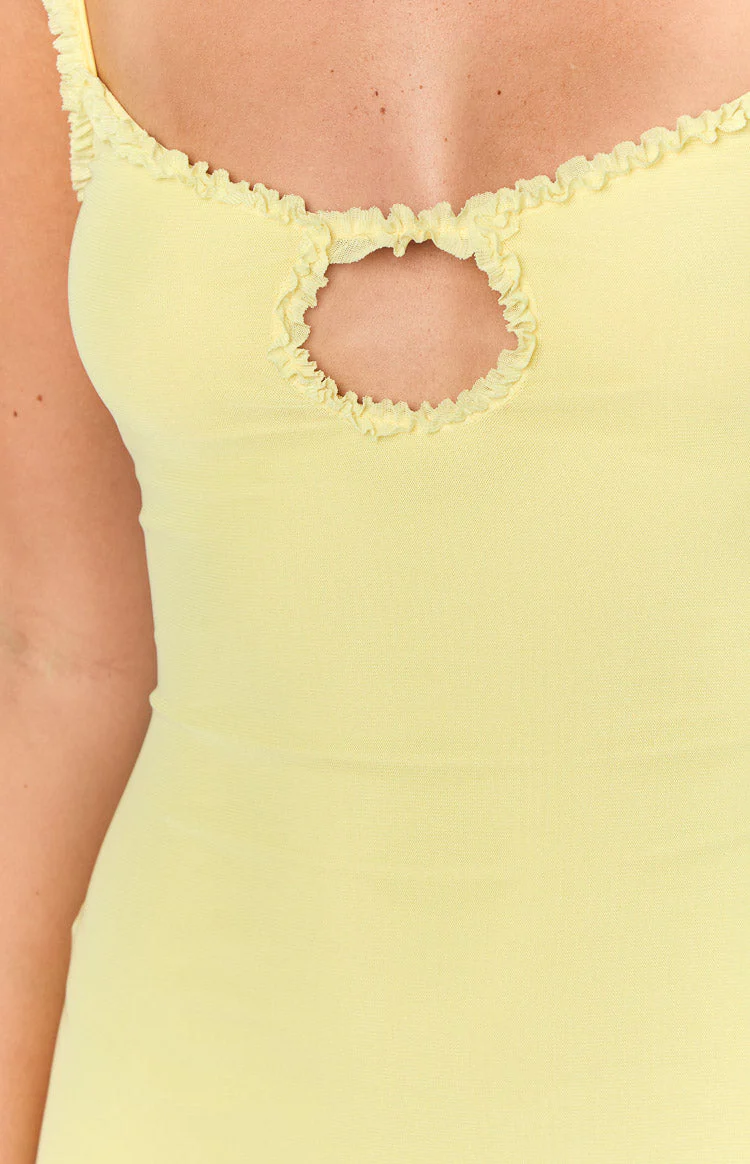 Jorja Yellow Mini Dress