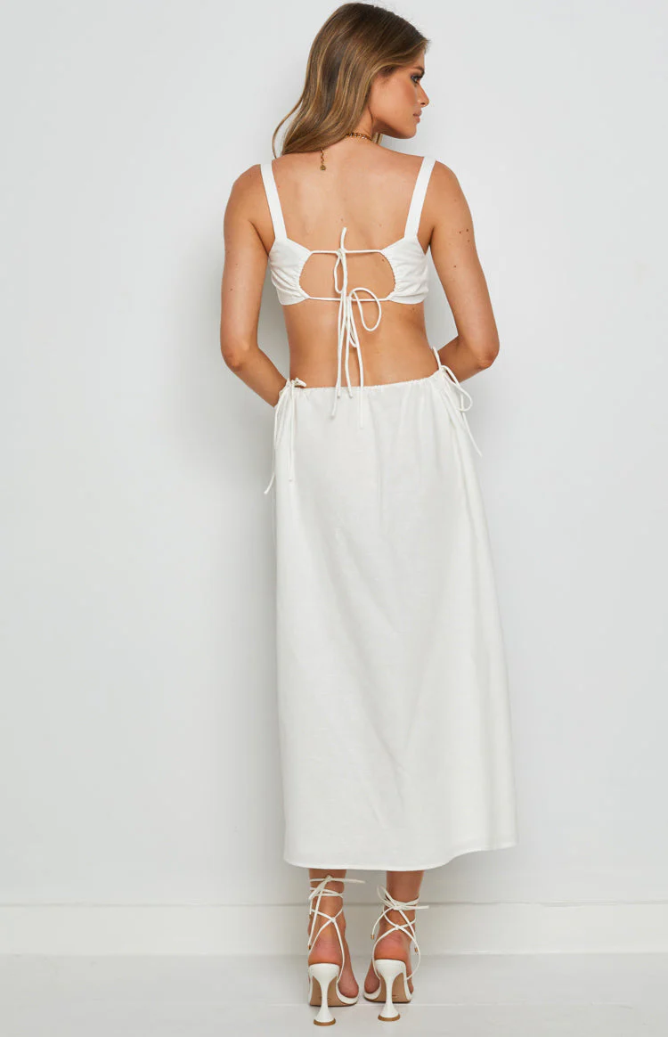 Penelope Midi Dress White