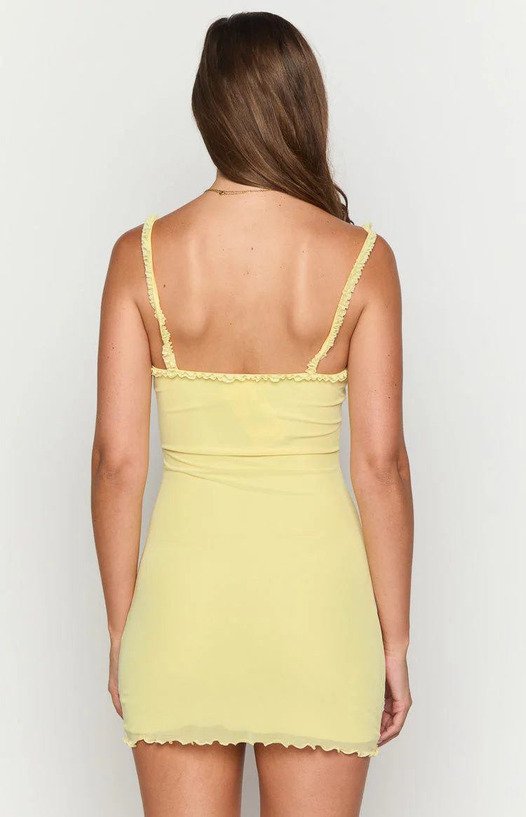 Jorja Yellow Mini Dress
