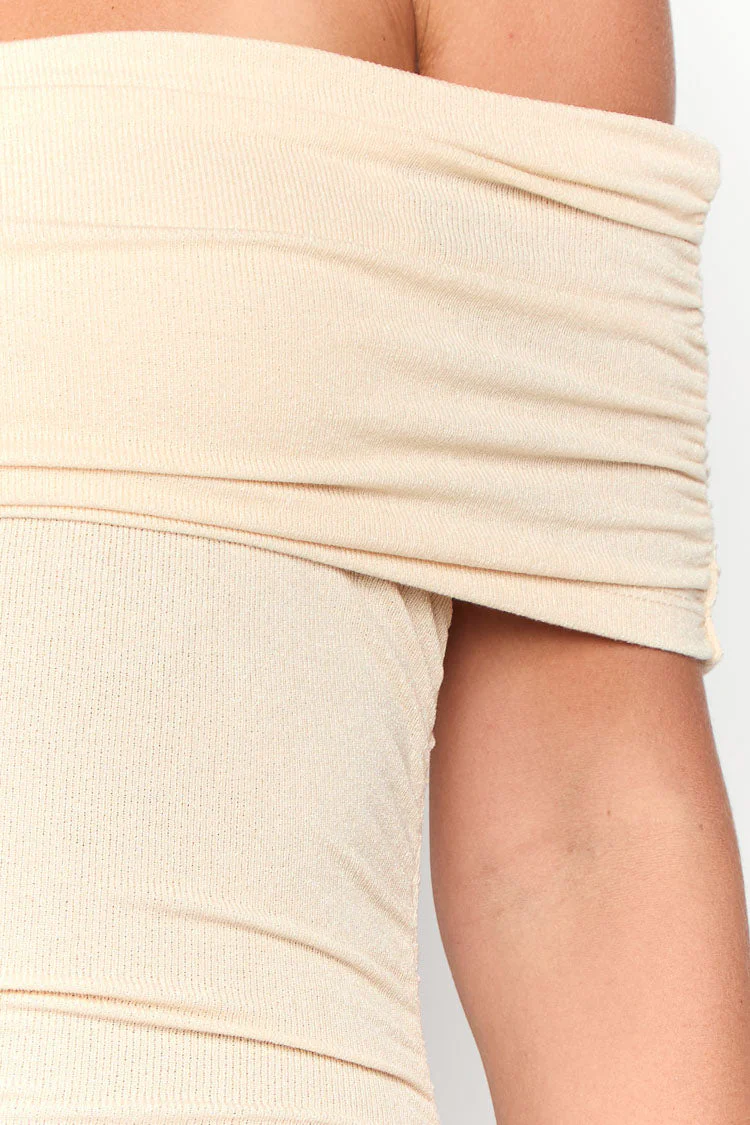 Lioness Field Of Dreams Oatmeal Maxi Dress