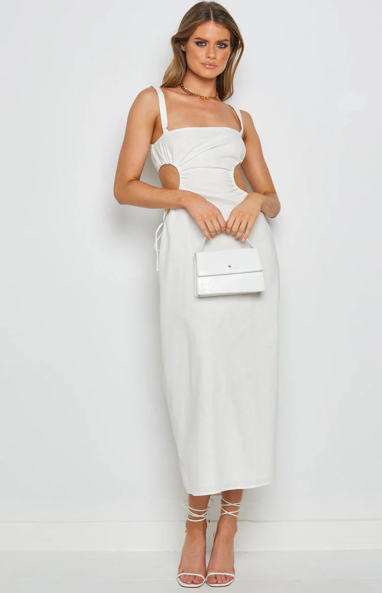 Penelope Midi Dress White