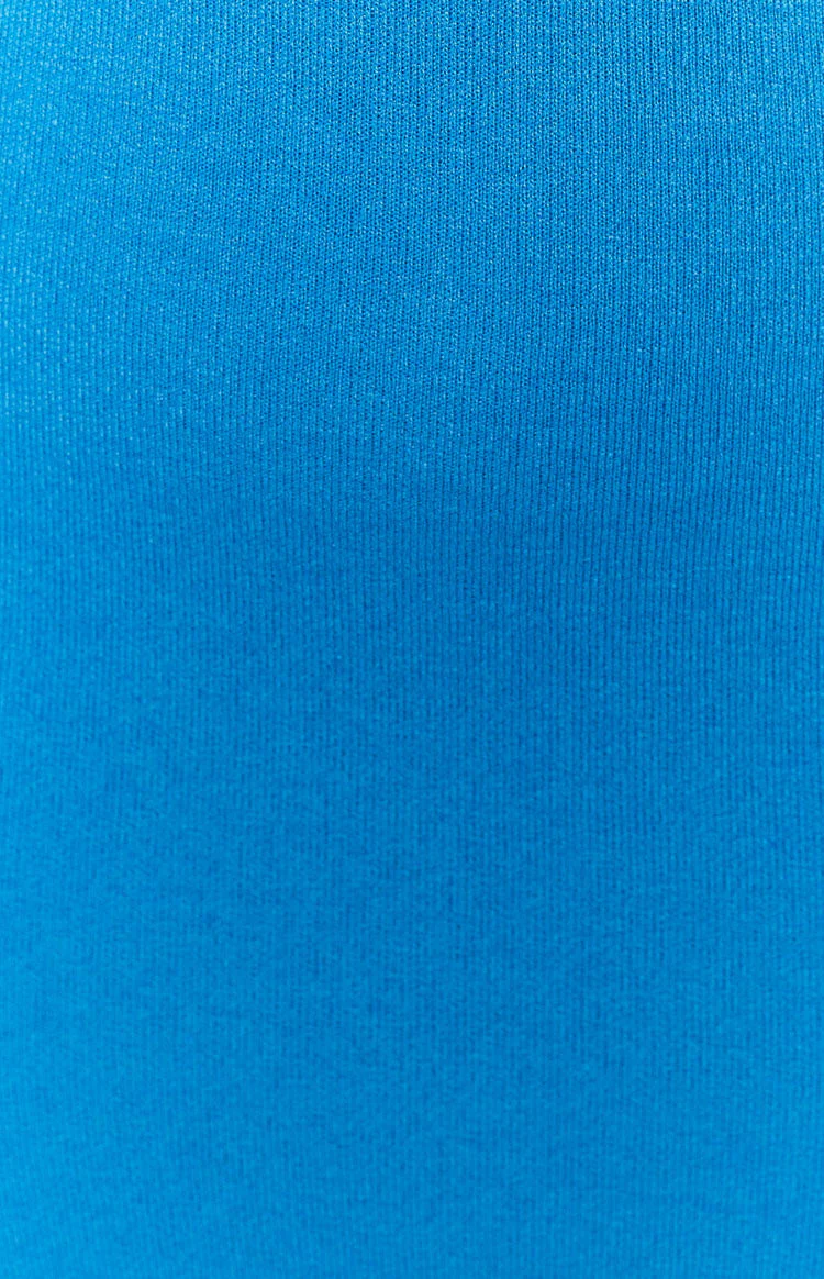 Catalina Cut Out Midi Dress Blue