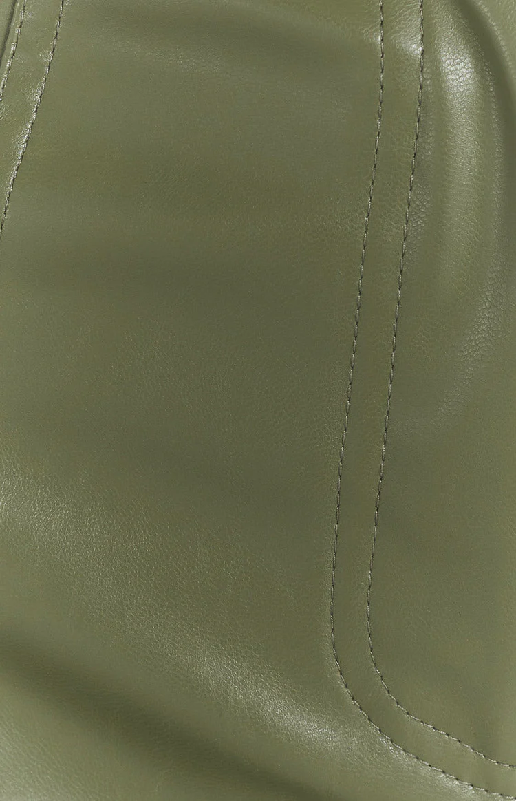 Addie Green PU Pants
