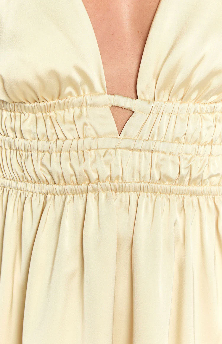 Genovia Yellow Mini Dress