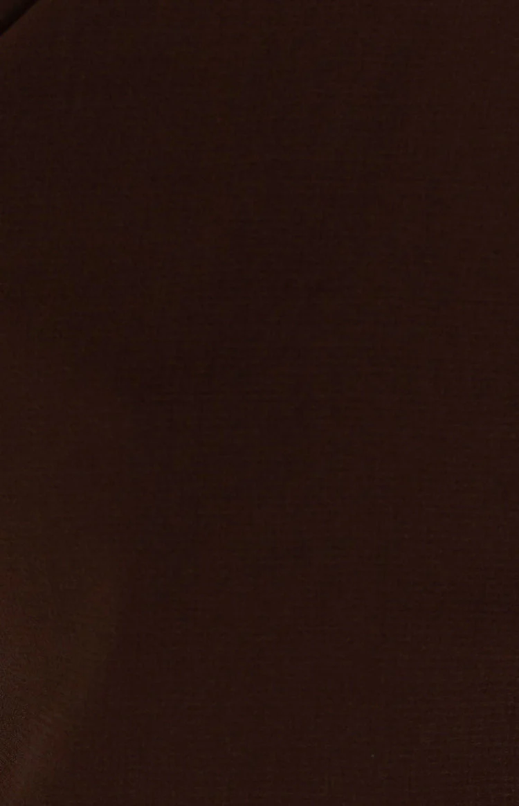 Blakey Brown Halter Neck Top