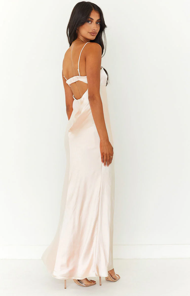 Anais Champagne Maxi Dress