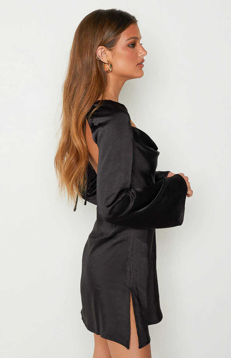Marienne Black Mini Dress