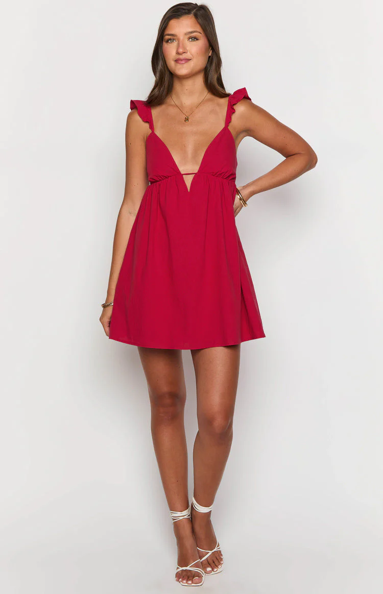 Tammie Red Mini Dress
