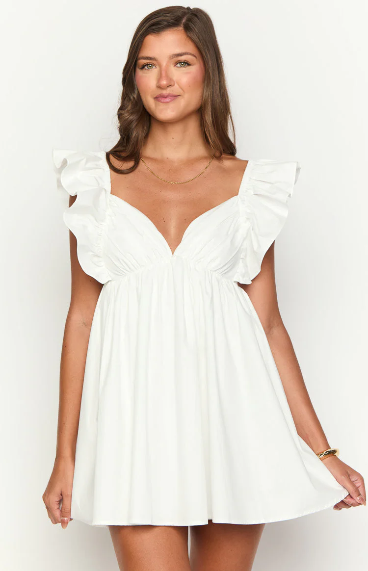 Lorely White Mini Dress
