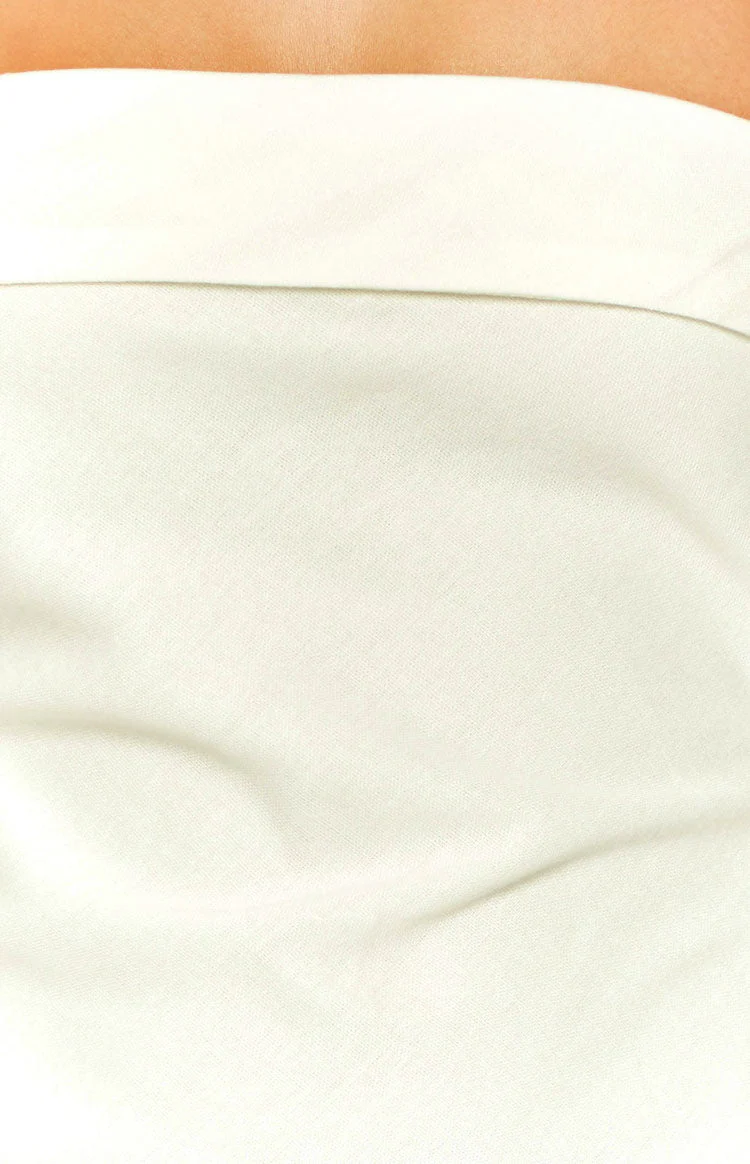 Summer Cream Midi Dress