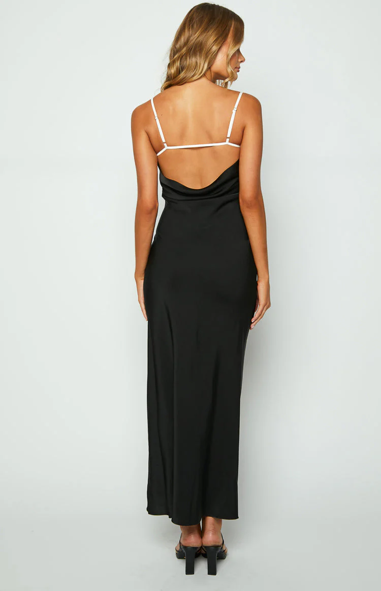 River Black Formal Maxi Dress