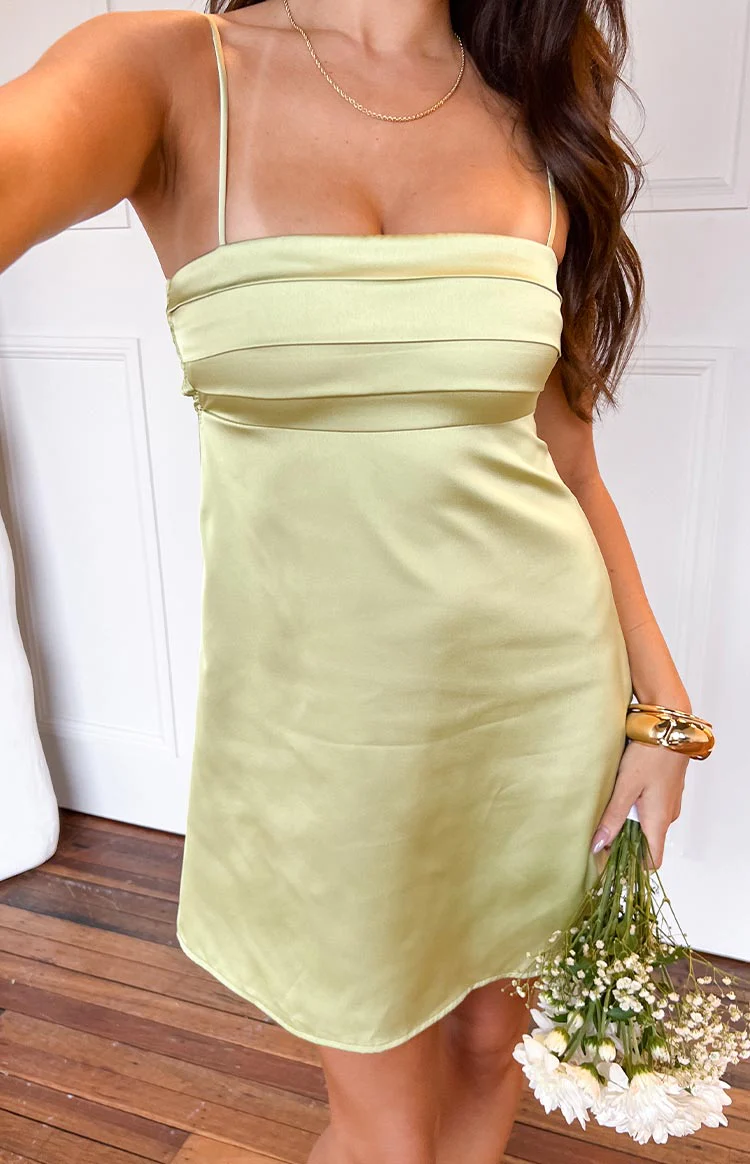 Chantell Sage Mini Dress