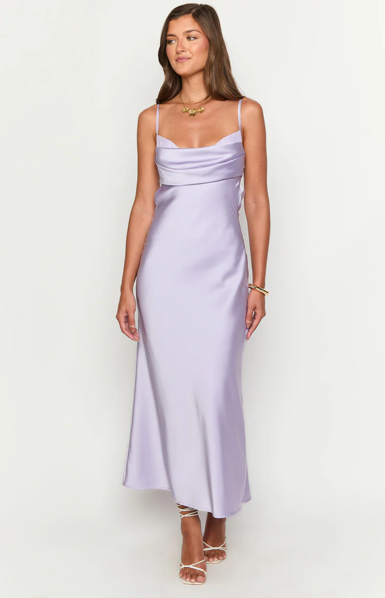 Matika Purple Maxi Dress