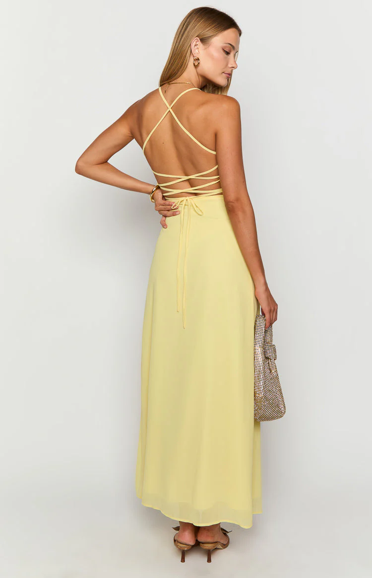 Arabelle Yellow Maxi Dress