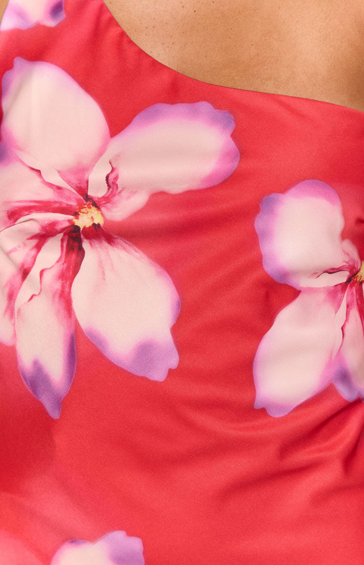 Hatley Red Crimson Paradise Mini Dress