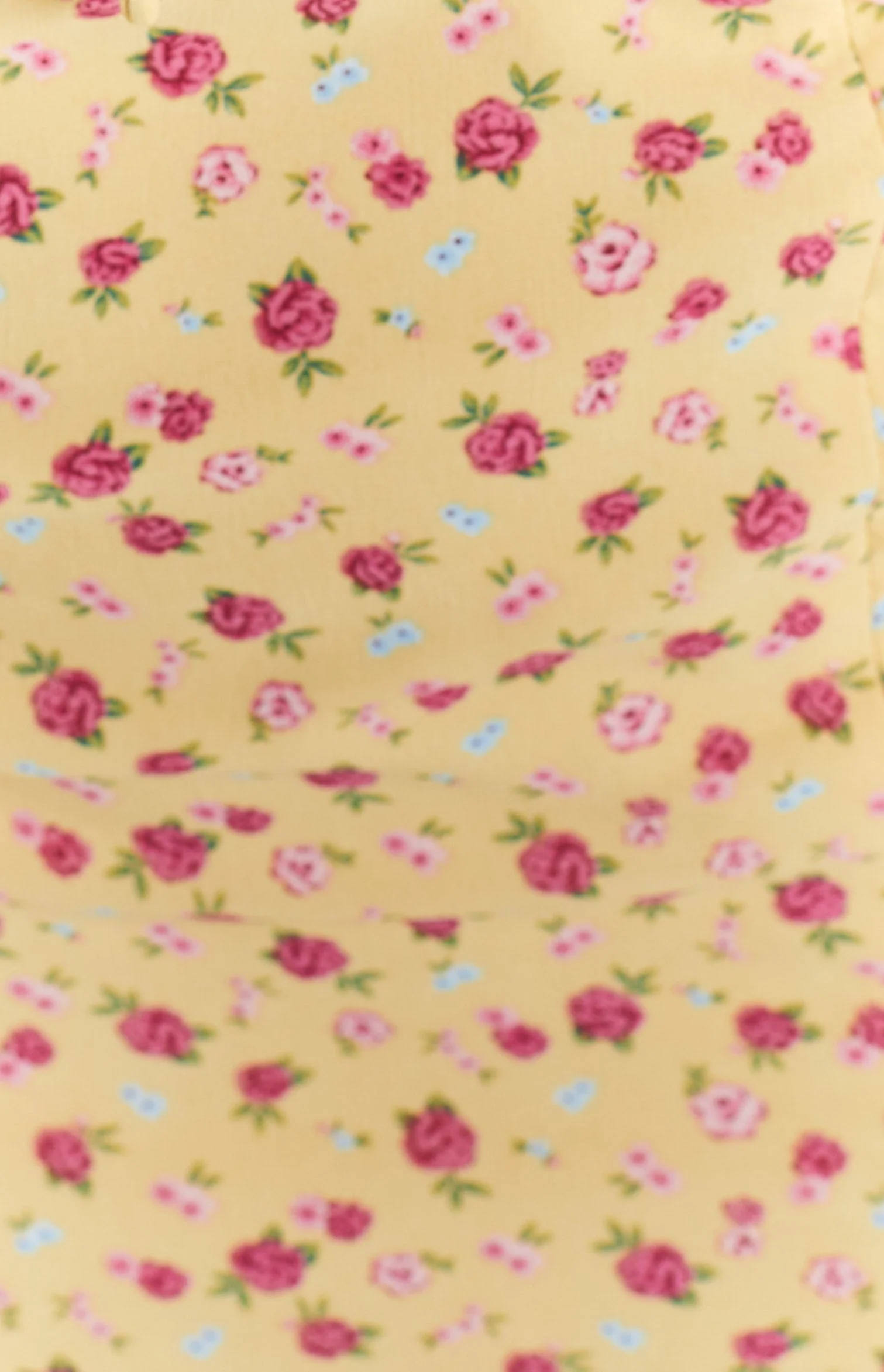 Paloma Yellow Floral Midi Dress