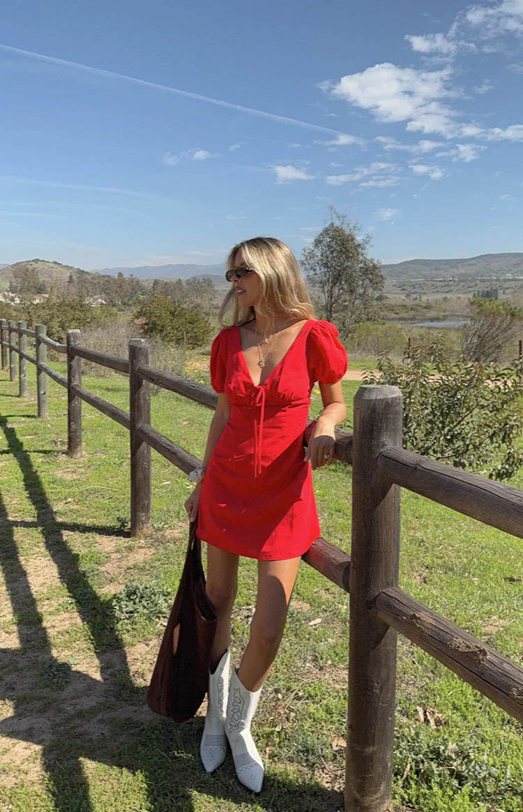 Franky Red Mini Dress