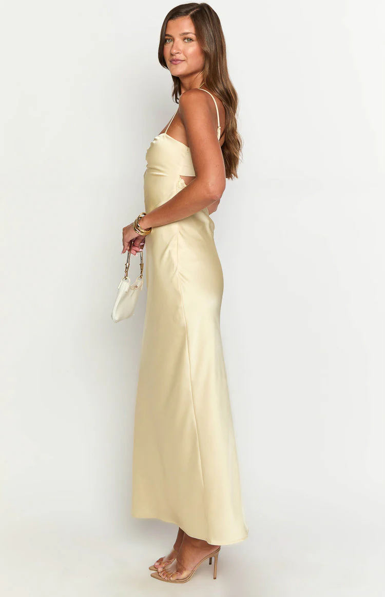 Silvy Yellow Maxi Dress