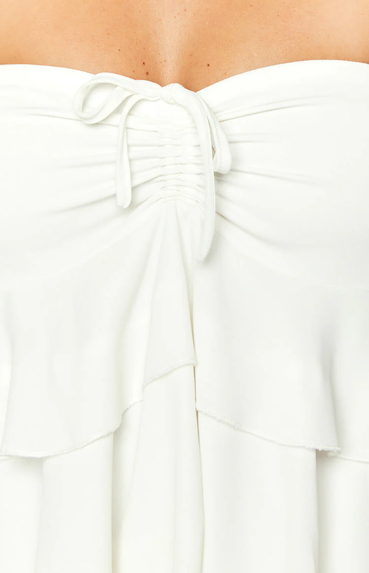 Miller White Strapless Mini Dress