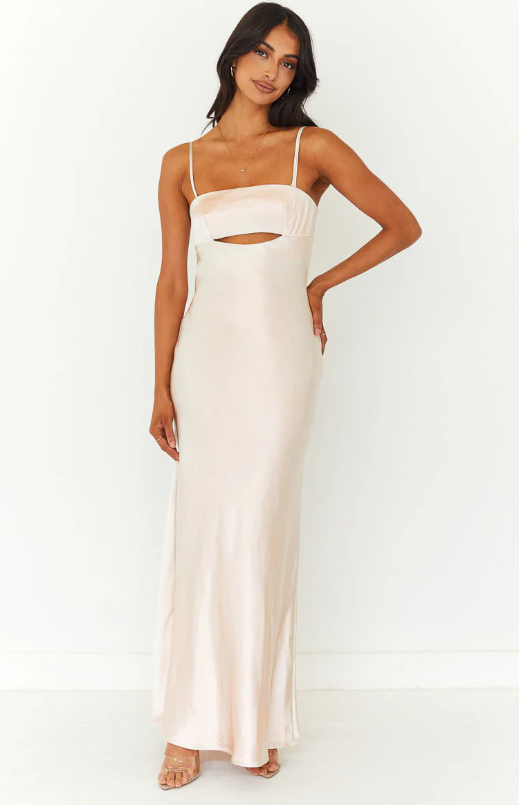 Anais Champagne Maxi Dress