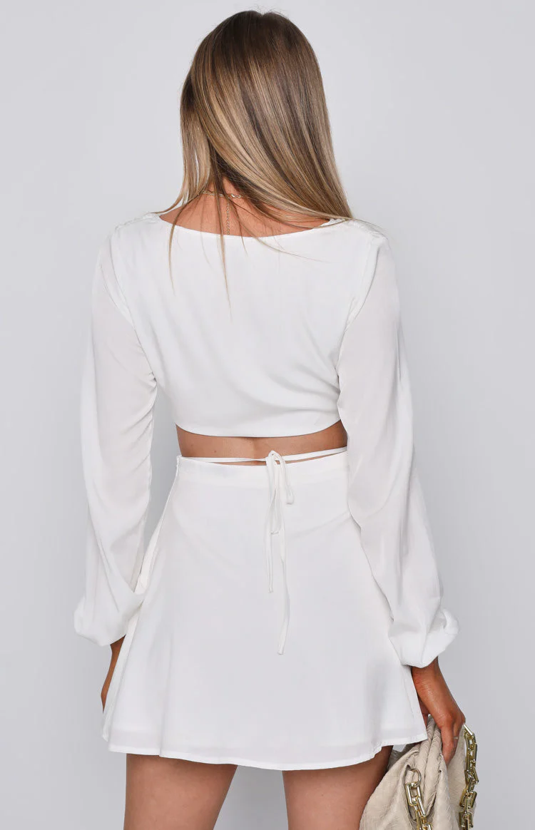 Jupiter White Mini Dress