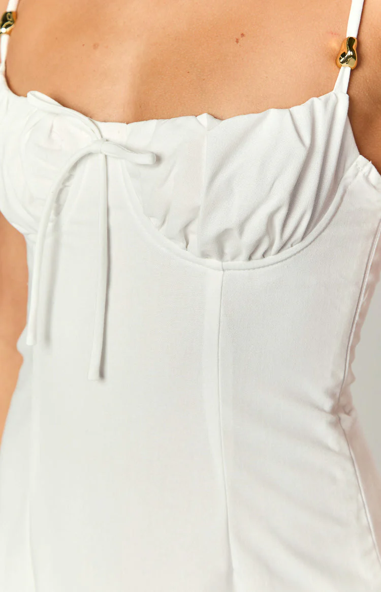 Kayla White Maxi Dress