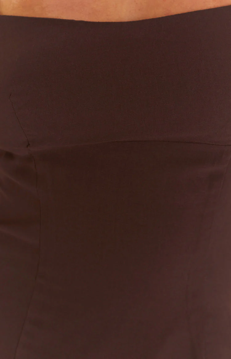 Londyn Brown Mini Dress