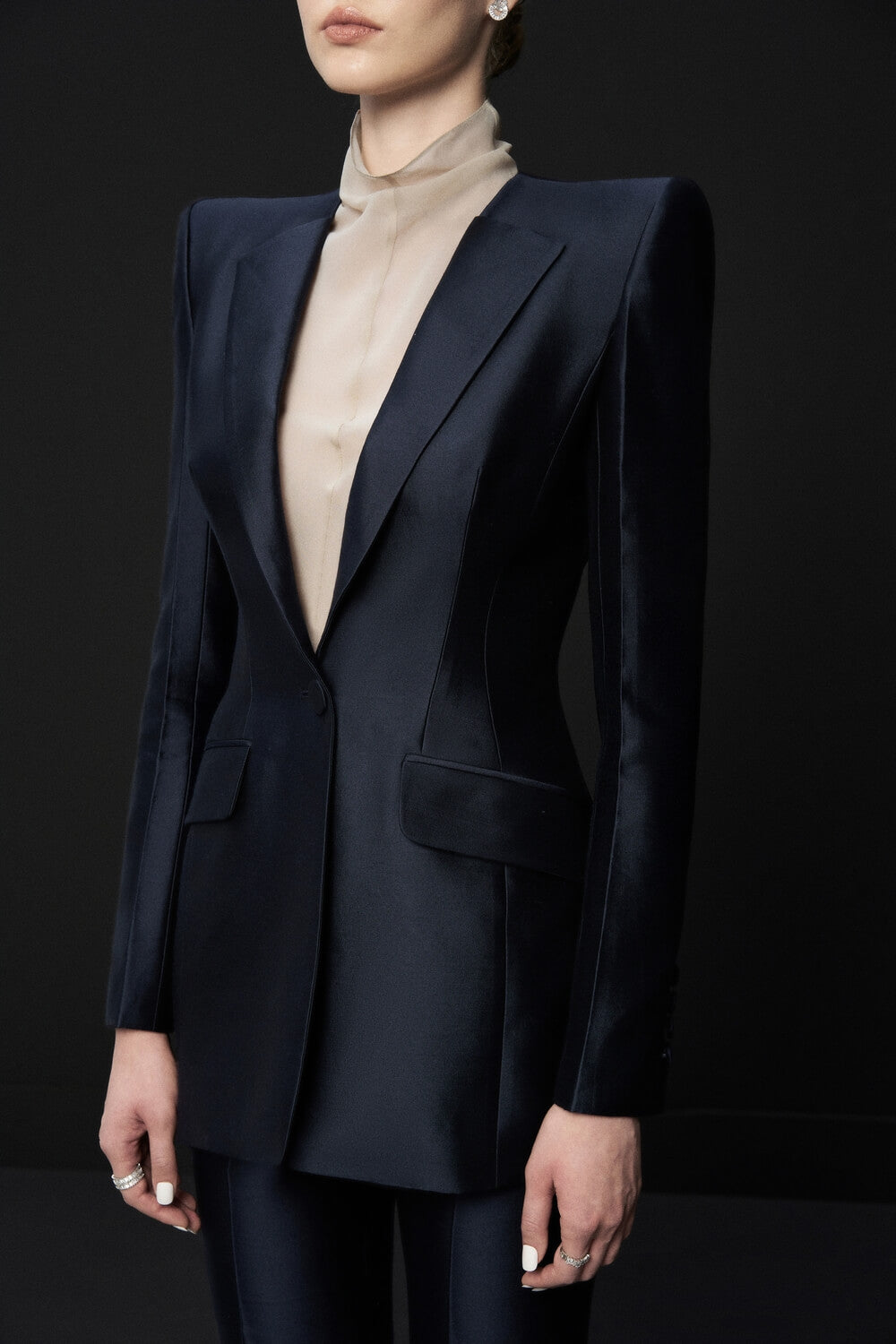Burnett Semi-Notch Lapel Blazer