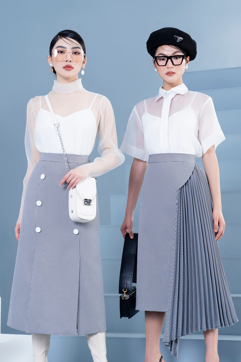 Vincent High Neck Blouse