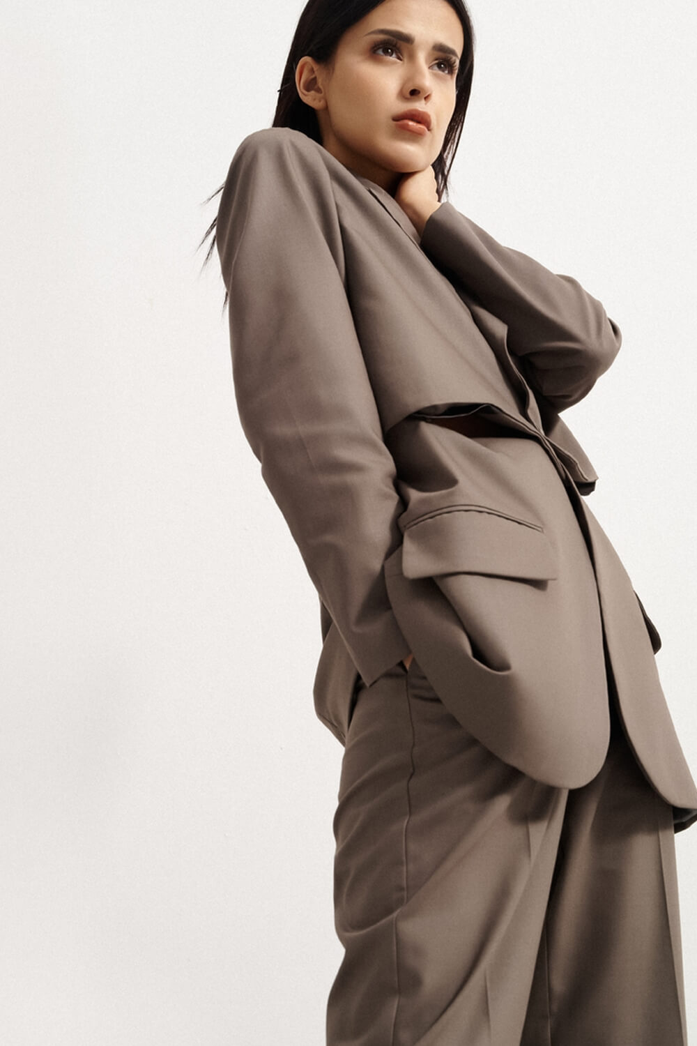 Neeson Peak Lapel Blazer