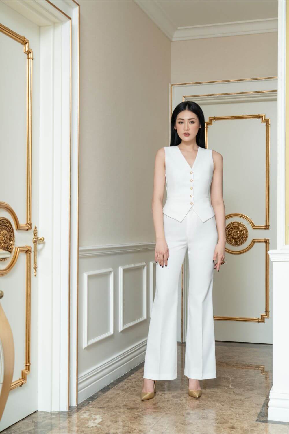 Crosien Single-Breasted Gilet