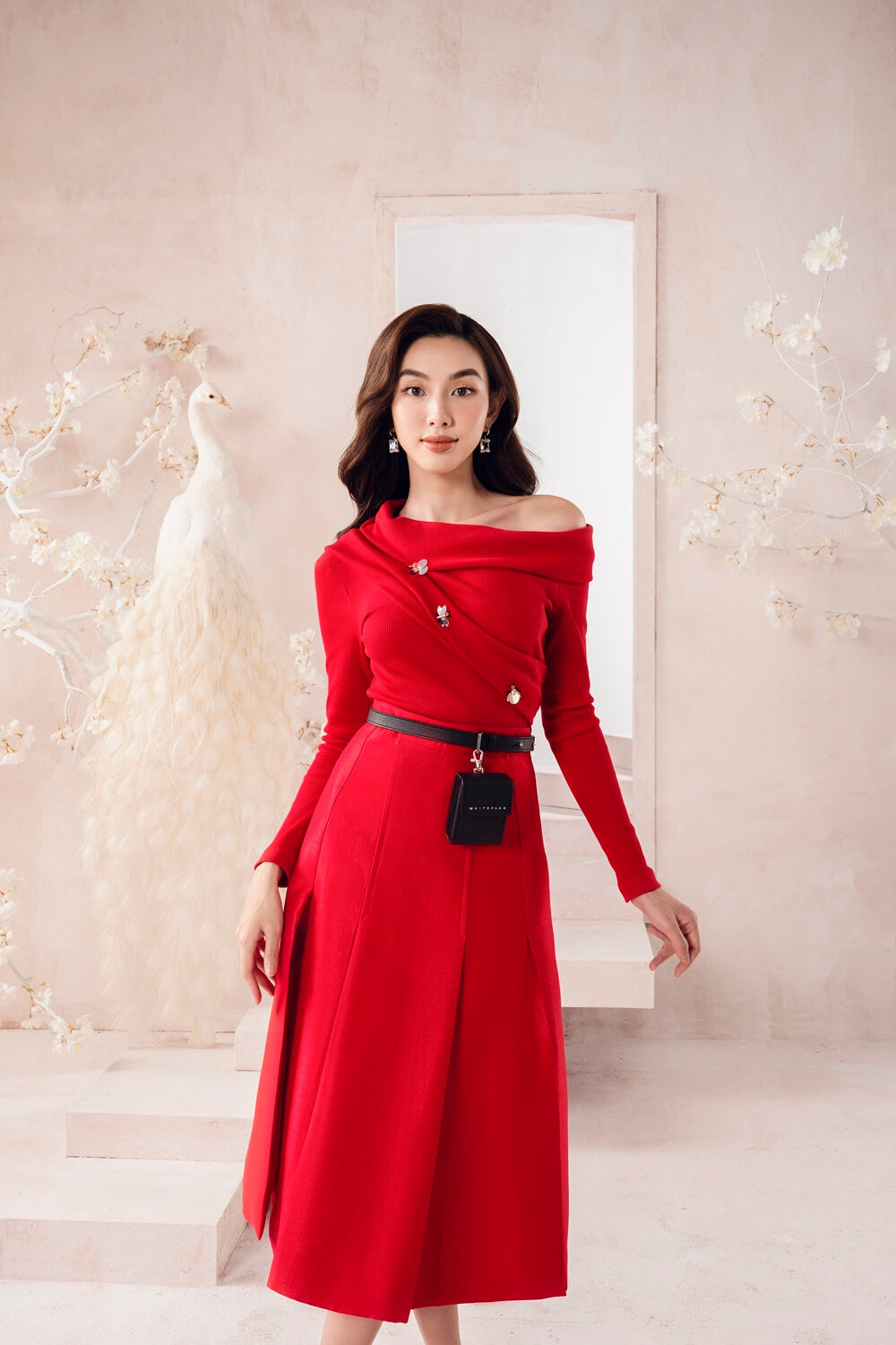 Hesmie Sides Slit Skirt