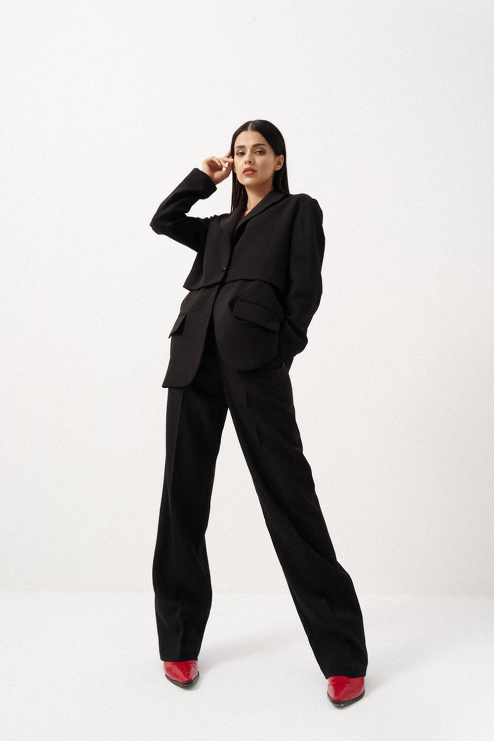 Neeson Peak Lapel Blazer