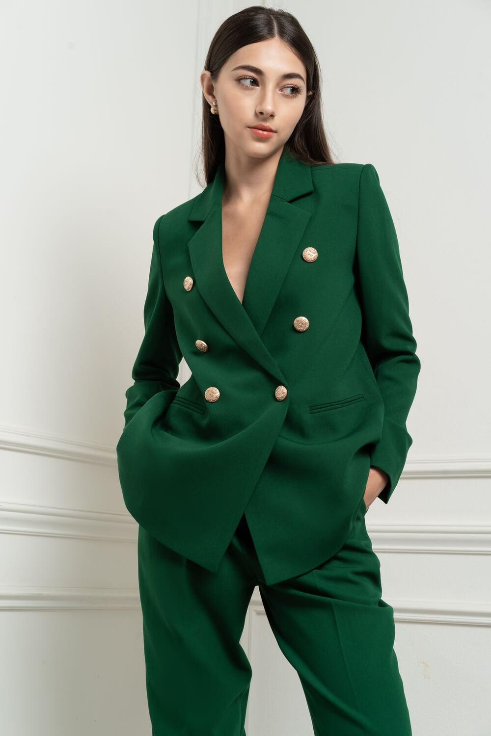 Leon Double-Breasted Blazer