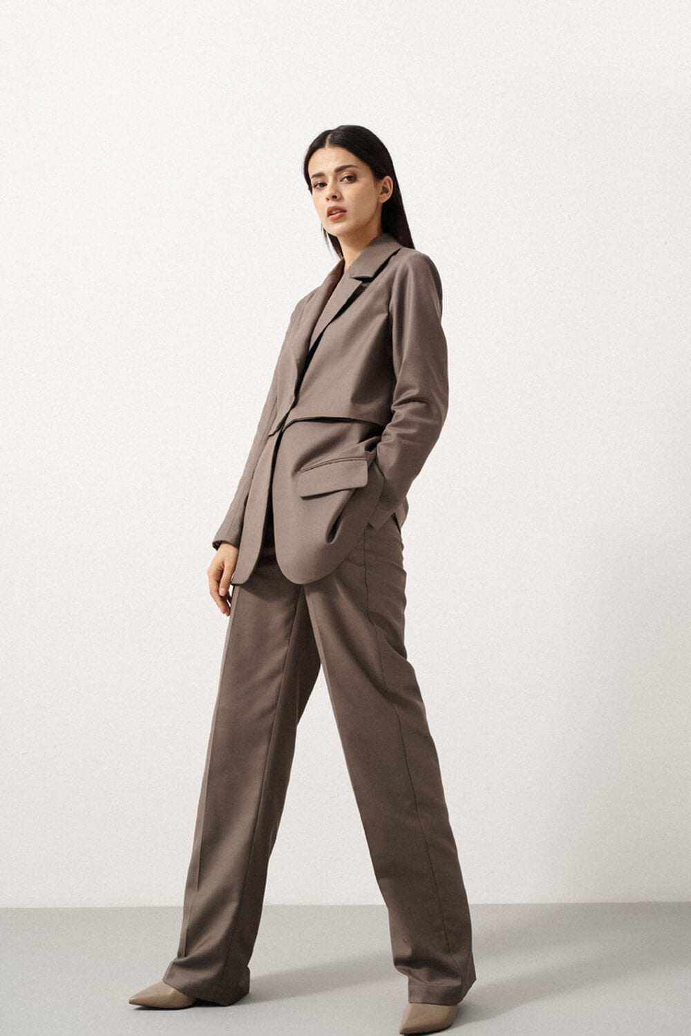 Neeson Peak Lapel Blazer