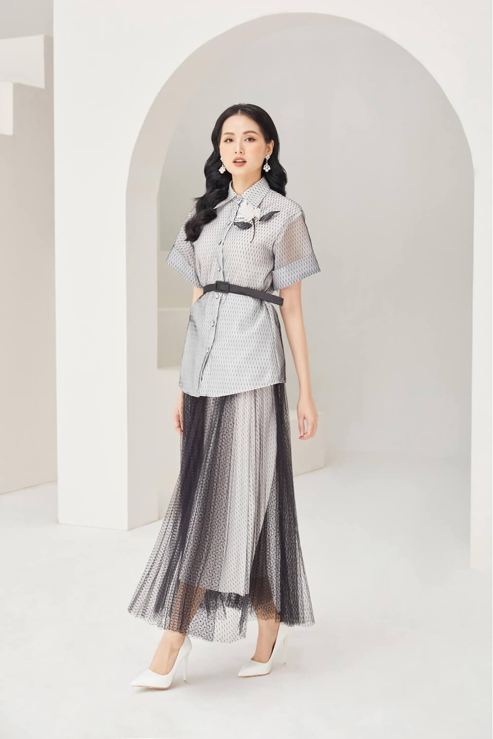 Loppy Short Sleeves Top