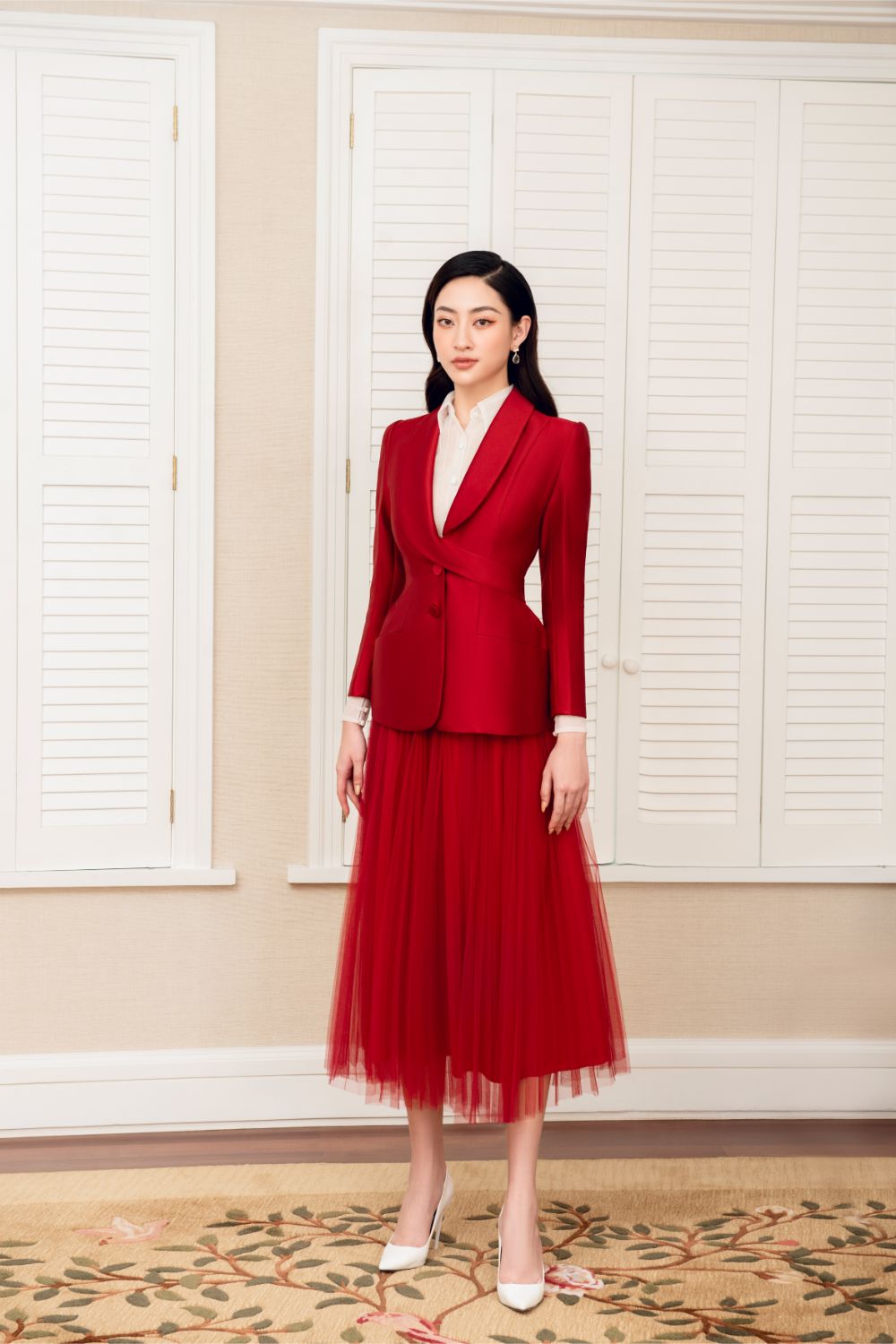 Gad Fitted Waist Blazer